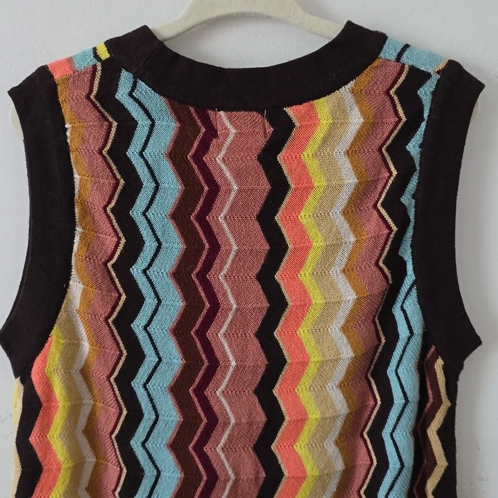 Missoni For Target Multicolor Zigzag Knit Dress Girls Medium